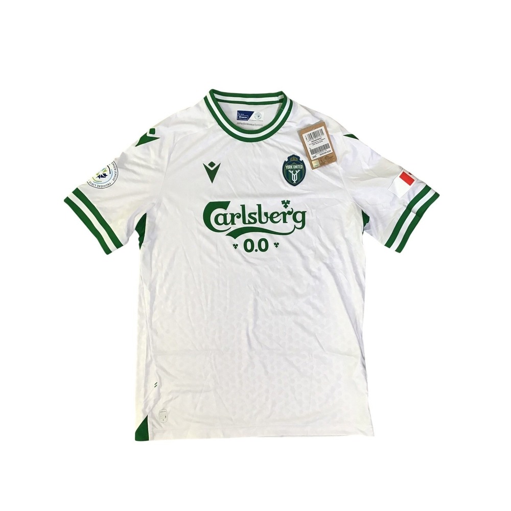 Macron Women's White York United FC 2025 Alternate Match Jersey NWT Size L - Picture 5 of 12